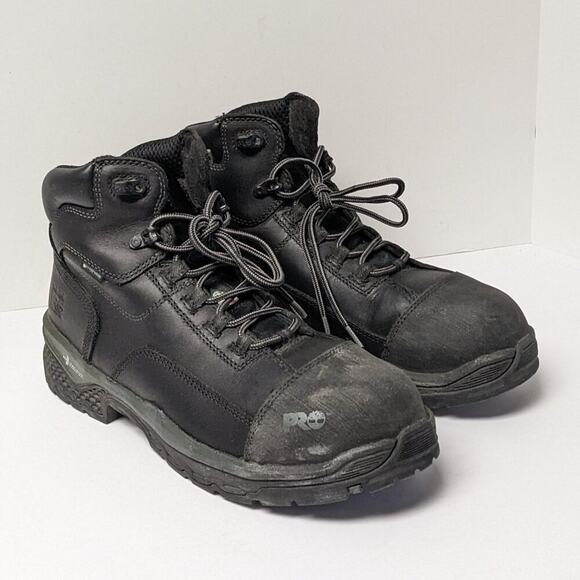 Timberland PRO Bosshog Composite Safety Toe Work Boots, Black, Men\'s 11.5 M main image 4
